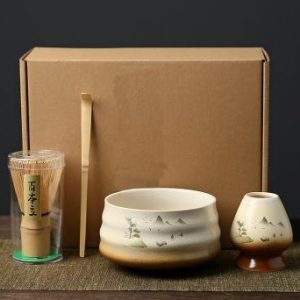 Matcha set and electric whisker